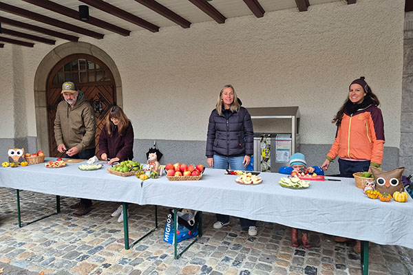 "gsunds Znüni" im Peschu